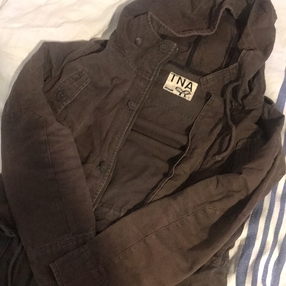 TNA military style jacket dark green - Picture 3 of 3